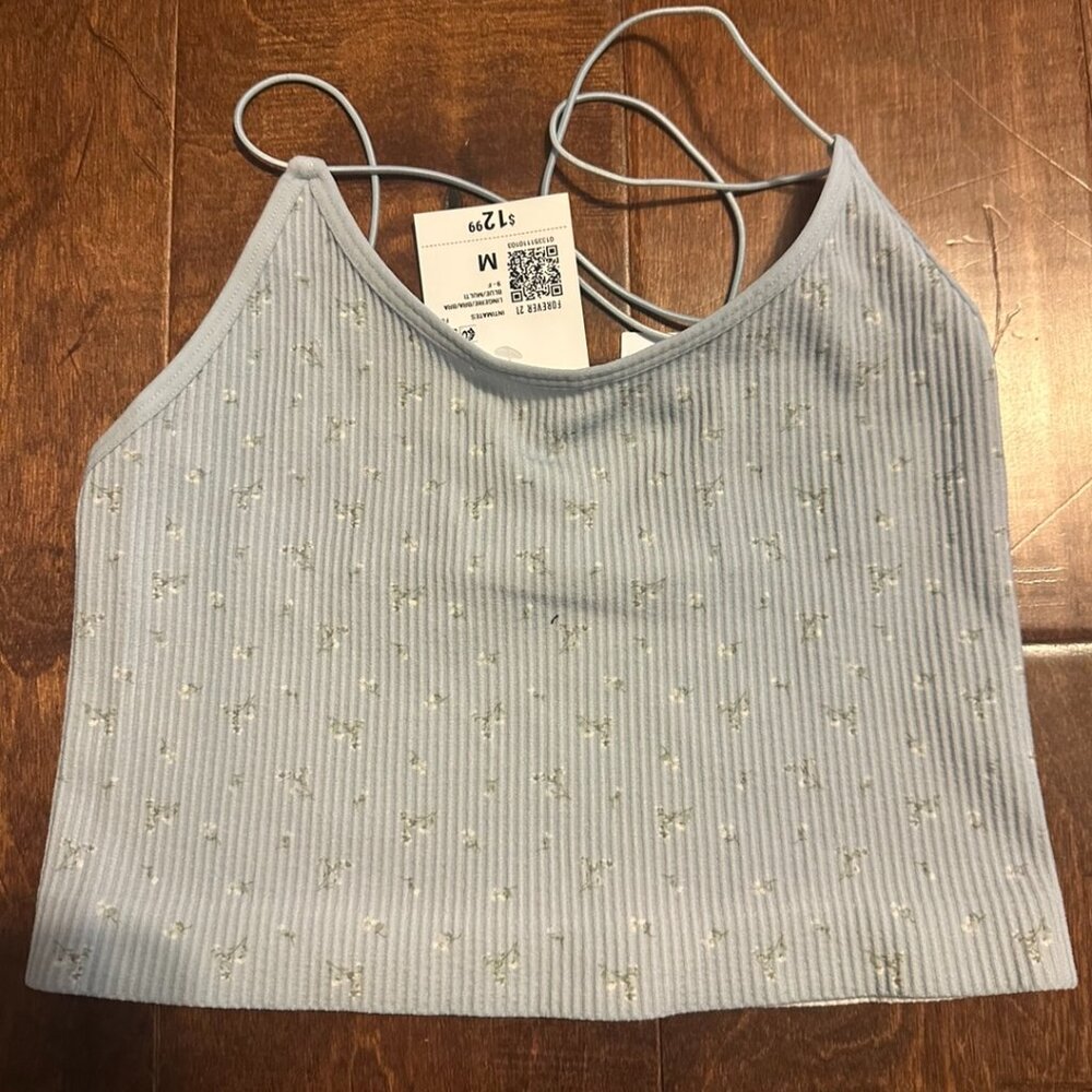 SEAMLESS  FLORAL LONGLINE BRALETTE